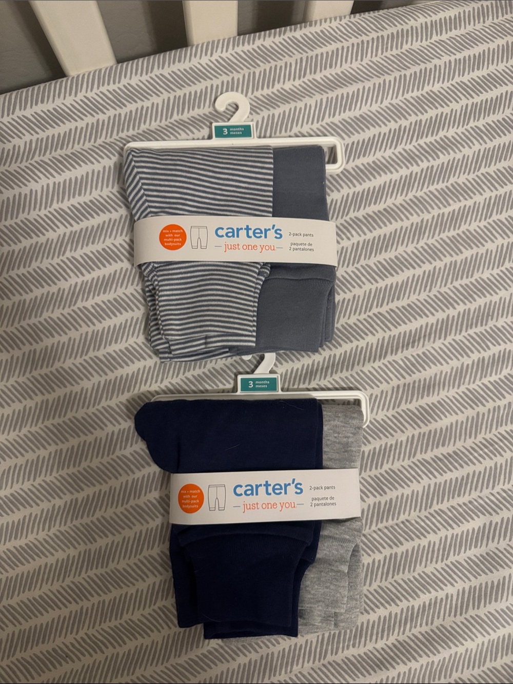 Carter's 4-pack Infant Pants Blue and Grey